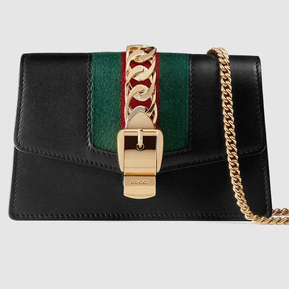 Gucci Handbags - NWT Gucci Sylvie leather super mini bag